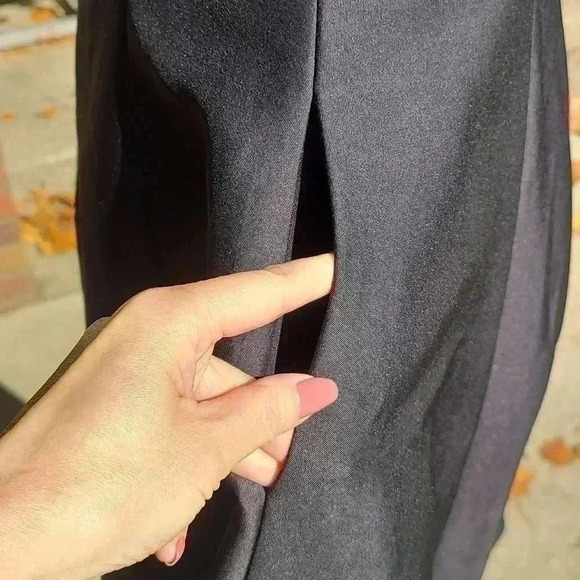 NWOT Kate Spade Black Tiger Lily Applique Fit & Flare Dress sz 4 - Picture 13 of 16